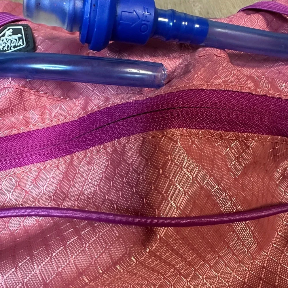 Arcadia Trail Pink Dog Hydration Pack Harness Water Bladder Vest Large Hiking